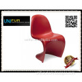 Replica classic design colorful plastic ABS/PP wave sharp side S Chair